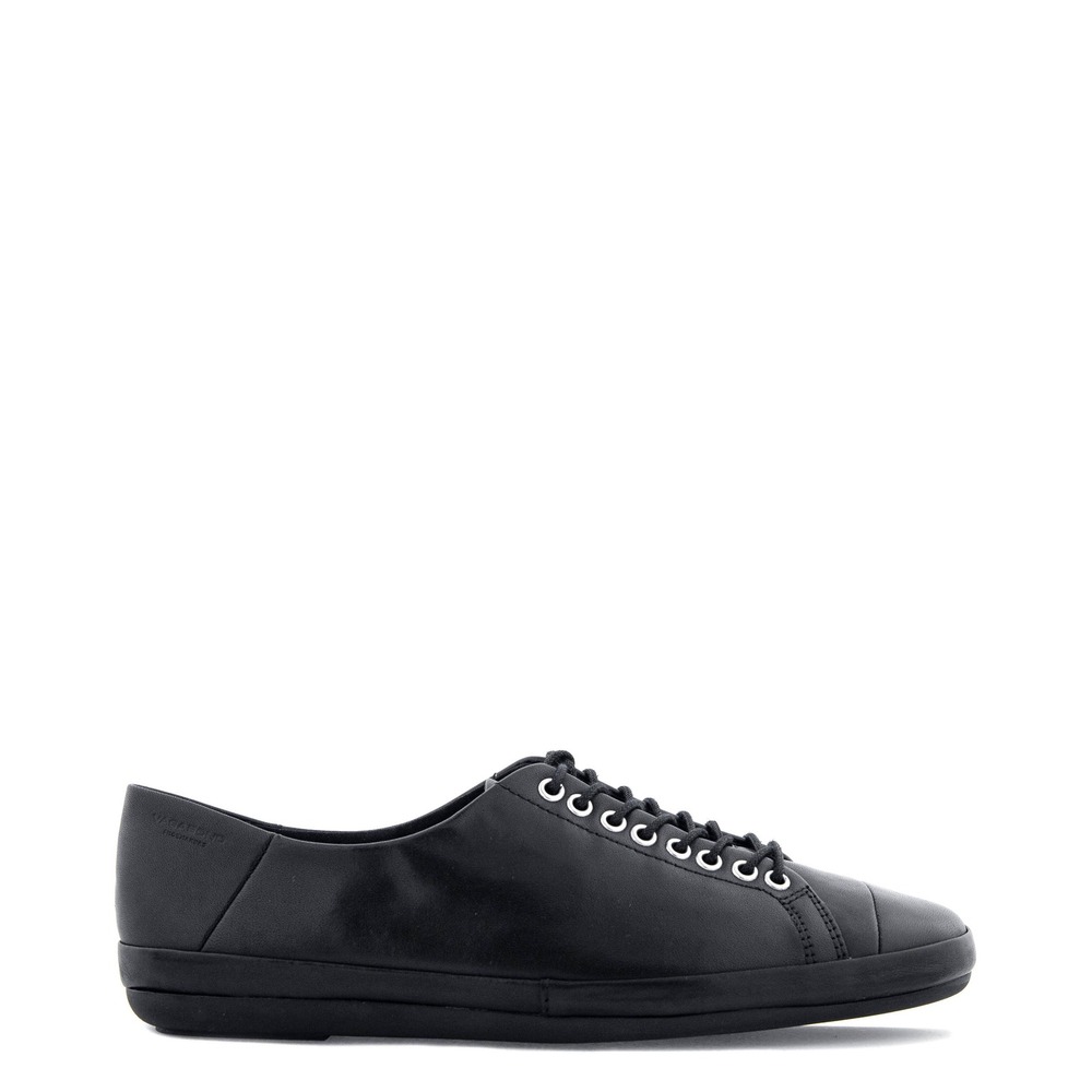 Vagabond Shoemakers Casey Black Leather Low Top Sneakers 4314-001-20 Womens 38